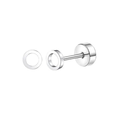 2 pz/set In Acciaio Inox Cuore Luna Earbone Della Vite Della Vite Della Sfera Orecchini con perno per Le Donne di Modo Dell'orecchio Trago Cartilagine Body Piercing platinumshop