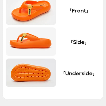 UTUNE 2026 NUOVE infradito da donna con suola spessa - sandali con plateau con altezza crescente, pantofole da spiaggia estive ammortizzate leggere