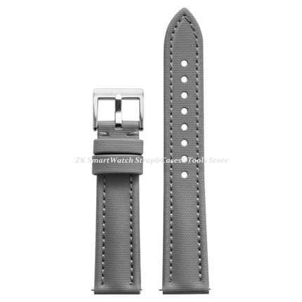 Cinturino per orologio in tela di nylon 18/19/20/21/22mm per Omega per Blancpain Sailcloth cinturino impermeabile cinturino da polso in pelle a sgancio rapido