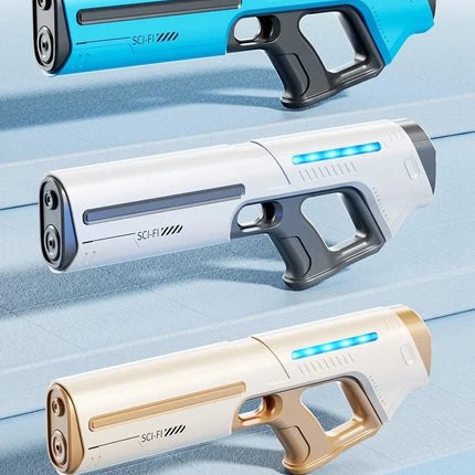 Pistole ad Acqua Elettriche per Adulti, Potenti Spruzzi Automatici, Pistole ad Acqua con Serbatoio, Giocattolo Estivo per Bambini e Ragazzi