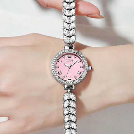 OLEVS 9971 orologio al quarzo per donna scala romana abito elegante orologio da donna moda impermeabile luminoso orologio a mano di lusso originale platinumshop