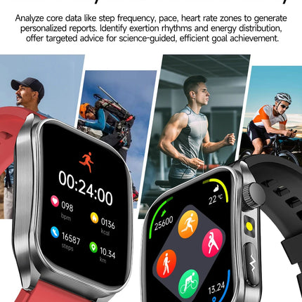 2026 Nuovo 650nm Terapia Laser Grassi nel sangue Acido urico Pressione sanguigna Smart Watch ECG + PPG Preciso Monitor di salute Smartwatch per gli uomini platinumshop
