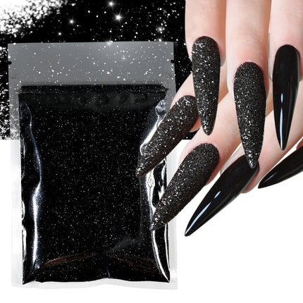 10g/Bag Glitter Snow White Nail Art Sugar Powder Sweater Laser Shiny Decoration Chrome Powder Woolen Candy Effect Nails 2027