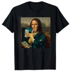 T-shirt estiva da uomo a maniche corte con motivo stampato, stile unisex, adatta per feste in casa come regalo