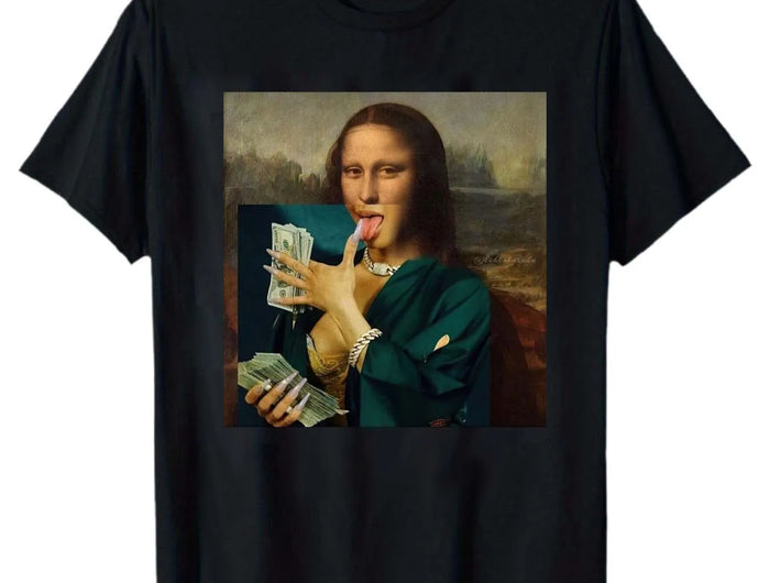 Men's summer short-sleeved printed t-shirt, unisex style, suitable for house parties as a gift