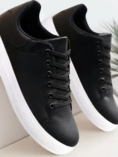 Classic Men Leather Casual Shoes High Quality Comfortable Platform Sneakers Men Flats Shoe Loafers British Jogging Shoe Hot Sale