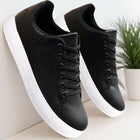 Classic Men Leather Casual Shoes High Quality Comfortable Platform Sneakers Men Flats Shoe Loafers British Jogging Shoe Hot Sale