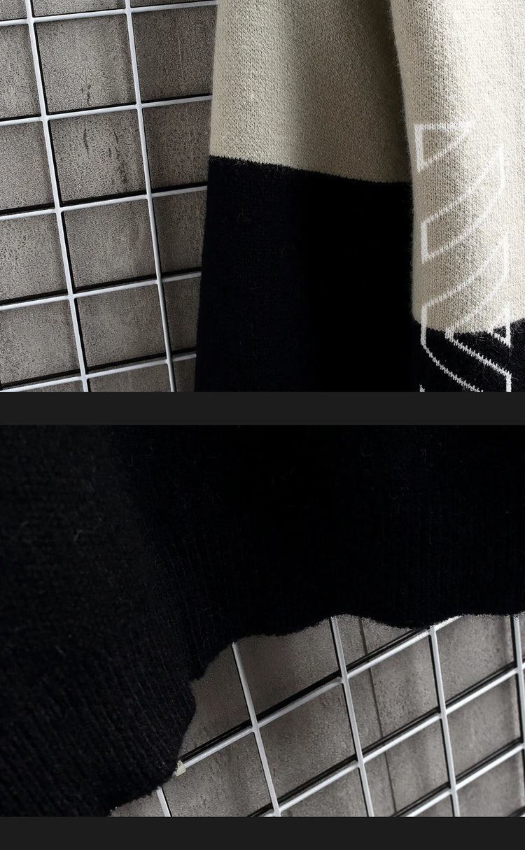 Fashion Sweater For Men Pullovers Men's Clothing Knit Men's Sweat-shirt Autumn Casual Hombre Warm Solid Spring Male Streetwear