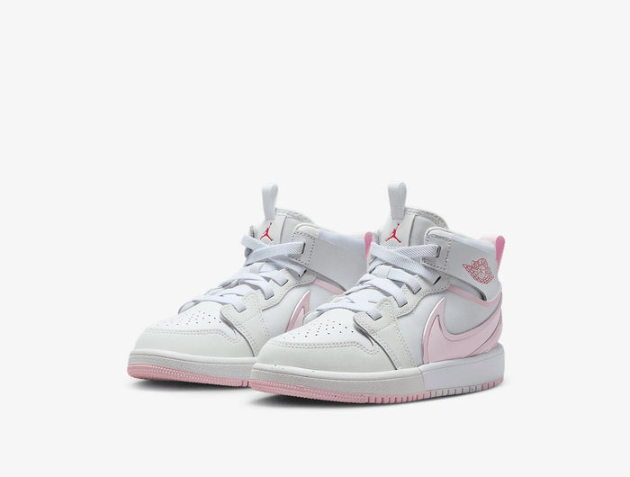 Scarpe casual alla moda per bambini Nike Jordan 1 Mid originali FQ182-101 platinumshop