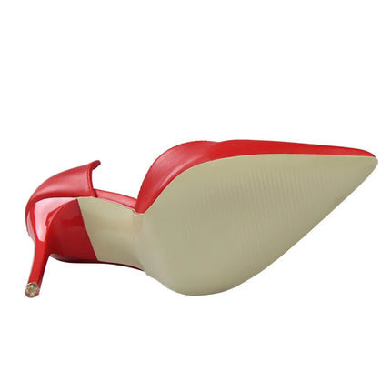 Donne di estate 10.5 centimetri Tacchi Alti Pompe di Pelle Femminile Escarpins Elegante Dolce Giallo Rosa Stiletto Della Signora Tacchi Da Sposa Scarpe Cave