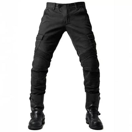Men Denim Cargo Skinny Solid Pockets Pencil Pants Washed Ankle Length Jeans Vintage Moto Biker 2024 Summer Slim Fit Sheath PlatiNum
