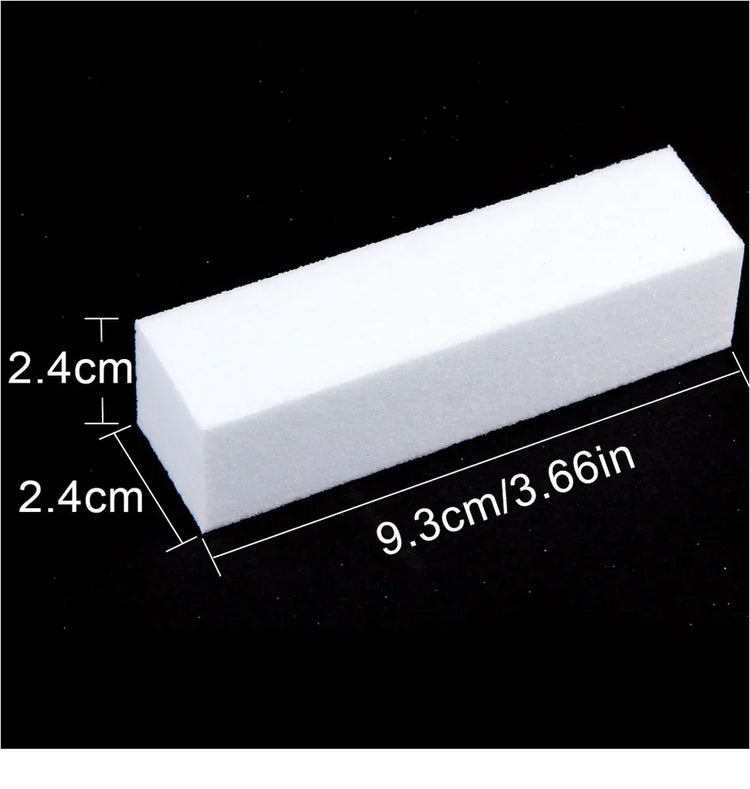 5/10/15/20Pcs Nail Buffer Professional Nail File Polisher Block Manicure Pedicure Files Sanding Polishing Sponge Nail Art tools 2028