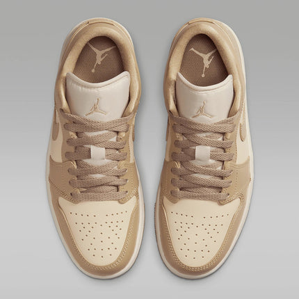 Scarpa da basket retrò Nike ufficiale originale Air Jordan 1 da donna dal taglio basso DC0774-203 platinumshop
