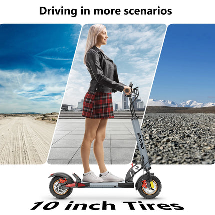 Monopattino Elettrico Pieghevole IENYRID A1 800W/48V/12.5 AH, Velocità Massima 45KM/h, Autonomia 20-30KM, E-Scooter Urbano per Adulti