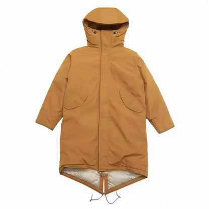 Piumino impermeabile optoelettronico con colla a stampa completa extra lunga Nanamica LongDown