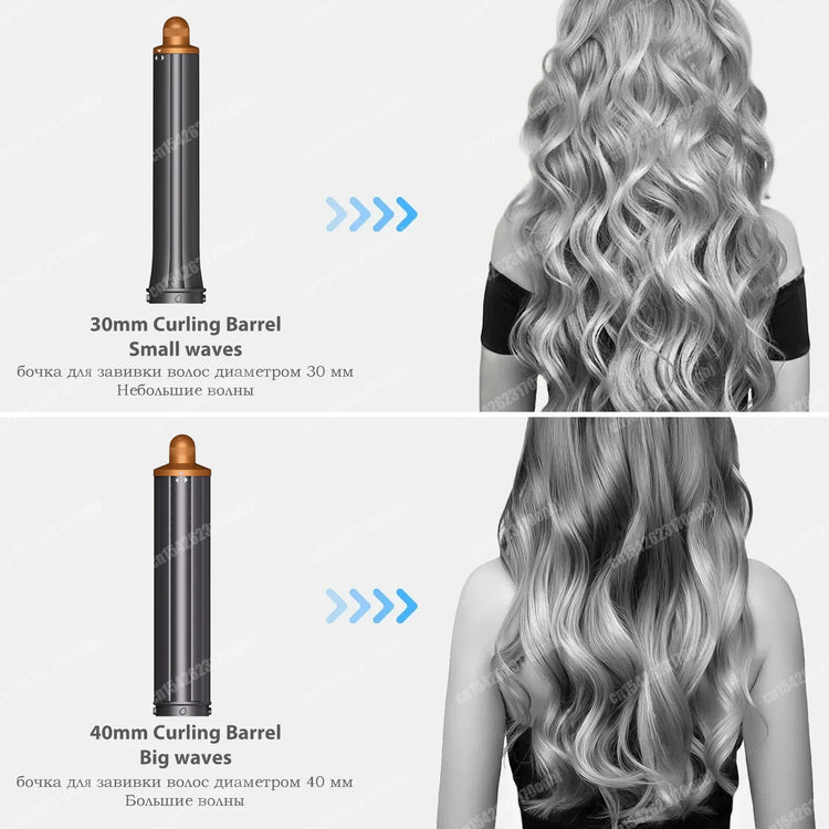 New Multil Hair Styler Auto Curling Dryer Wrap Hot/Cold Air Dryer 1300W Hair Straightener Curling Barrel Brush Salon Hair Dryer