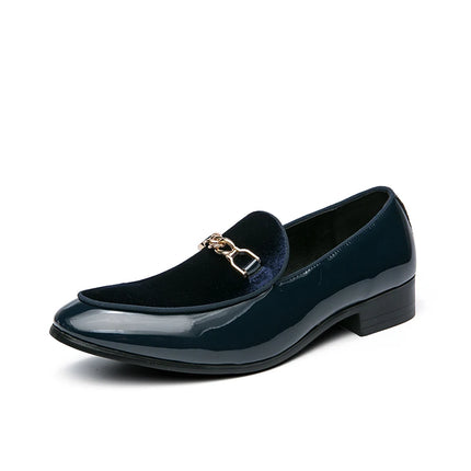 Mocassini da uomo in pelle scamosciata dal design di lusso Nero Blu Rosso Scarpe eleganti casual per discoteca Party Monk Strap Scarpe da uomo Taglia 38-47