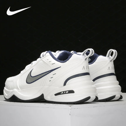 Nike official authentic AIR MONARCH IV men's and women's comfortable cushioned sports shoes 415445 PlatiNum