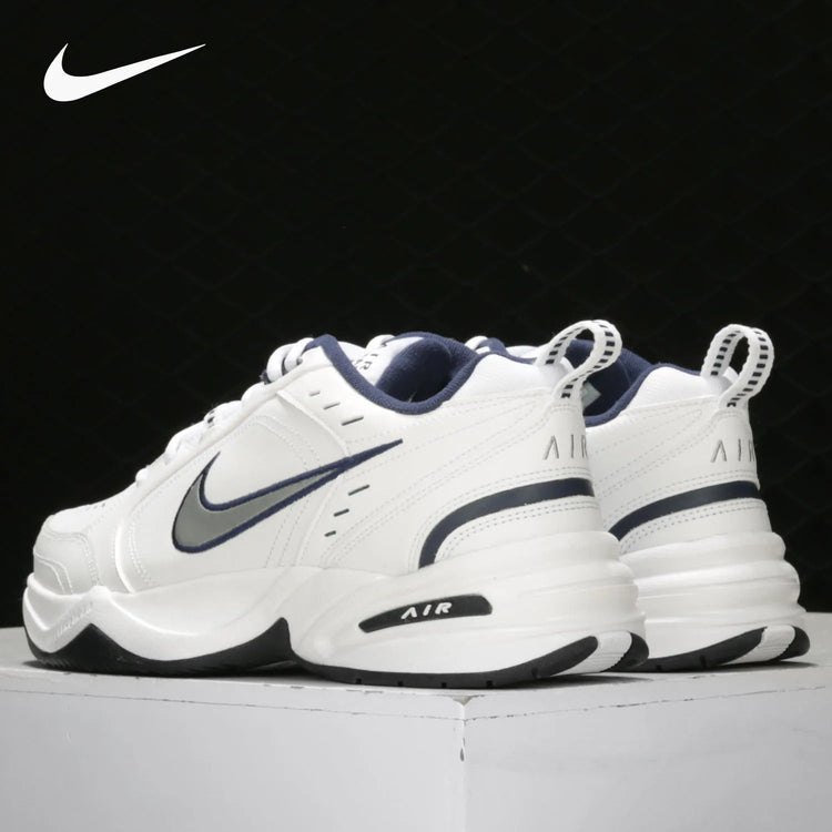 Nike official authentic AIR MONARCH IV men's and women's comfortable cushioned sports shoes 415445 PlatiNum