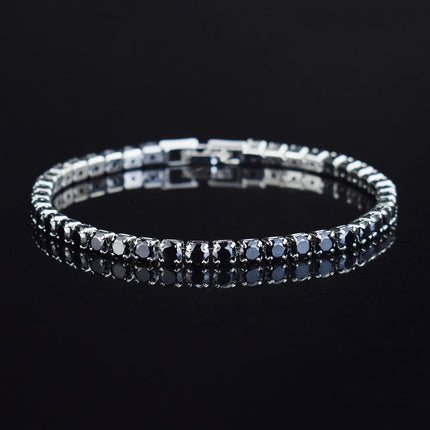 4mm Micro-inlaid Zircon Tennis Bracelet for Women 2025 New Men Bracelet Homme Jewelry Accessories Wholesale PlatiNum