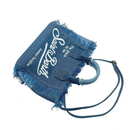 Fashion Classic Women's Tote Bag High Quality Tassel Shoulder Bag Trend Brand Elegant Ladies Beach Bag Designer Luxury Handbag PlatiNum