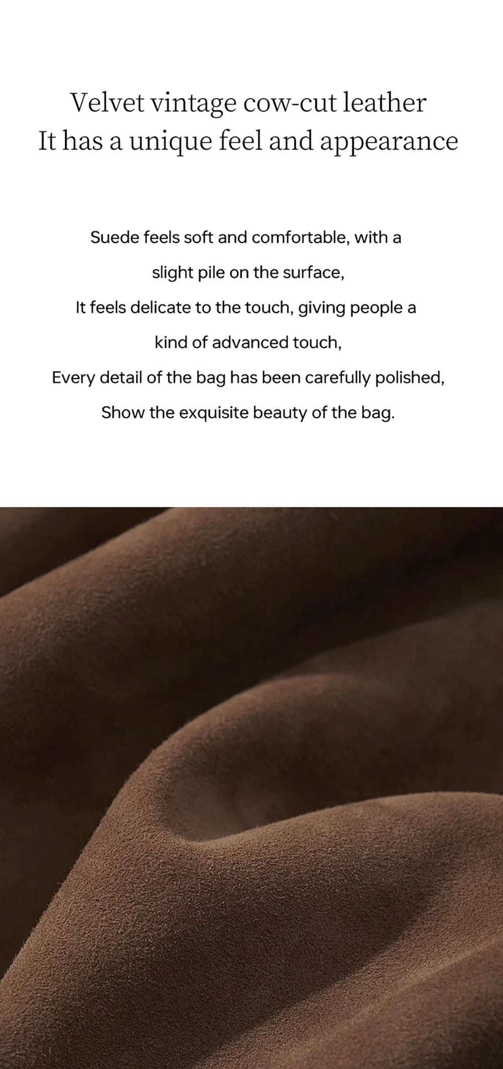 LA FESTIN Original New Women Bag Luxury Suede Bag Leather Handbag Winter Bags Fashion Shoulder Bag Bucket Bag Crossbody Bag