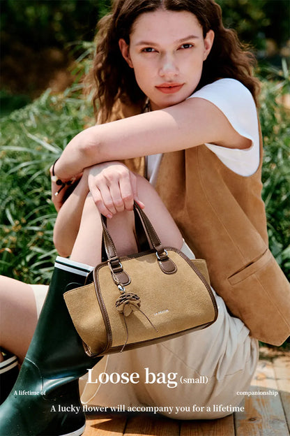 LA FESTIN Original Brand Women's Bag Shoulder Bag Leather Handbag 2025 New Dumpling Bag Fashion Crossbody Bag Lady Wallet