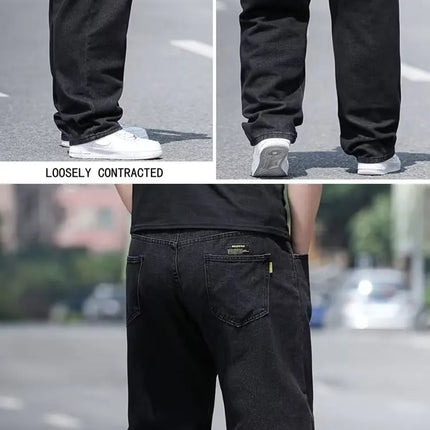 Oversize Jeans for Man Male Jeans Pants Denim Pants Men's Jean Big Size Baggy Y2k Mens Cargo Black New Wide Leg Trousers