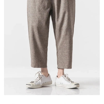Pantaloncini da uomo nuovi pantaloni larghi casual in vita elastica tinta unita pantaloni estivi sottili comodi e traspiranti per uomo taglie forti 5XL