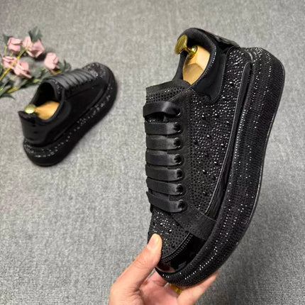 2026 spring and autumn new trendy brand low-top hot diamond board shoes men's lace-up versatile sports dad shoes