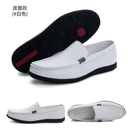 2025 Estate Scava Fuori Penny Mocassini Da Uomo Scarpe Da Barca Traspirante Uomo Mocassini In Pelle Slip On Appartamenti Mens Casual Scarpe Da Guida