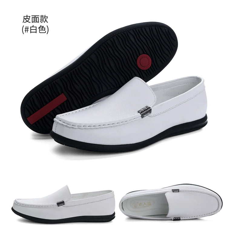 2025 Estate Scava Fuori Penny Mocassini Da Uomo Scarpe Da Barca Traspirante Uomo Mocassini In Pelle Slip On Appartamenti Mens Casual Scarpe Da Guida