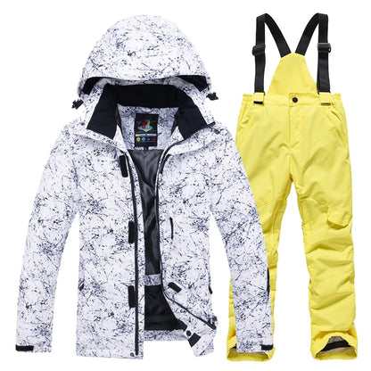 Cheaper, Children's Snow Suit, Snowboard Clothing Sets, Outdoor Wear, Ski Coat and Strap Pant, Kids Costumes, Boy‘s and Girl's