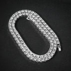 4MM Couleur Argent C / 18 pouces (45 cm) / Chine continentale