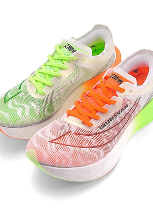IRUNSVAN Rehuo 1.0 Full Length Carbon Plate Running Shoes  Marathon Ultra Lightweight Men's  24028 PlatiNum