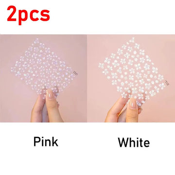New Hipster Pure White Flowers Rose Spring Lily Camellia Daisy Jelly Cherry Blossom Nail Art Stickers Manicure Decals ZJT11