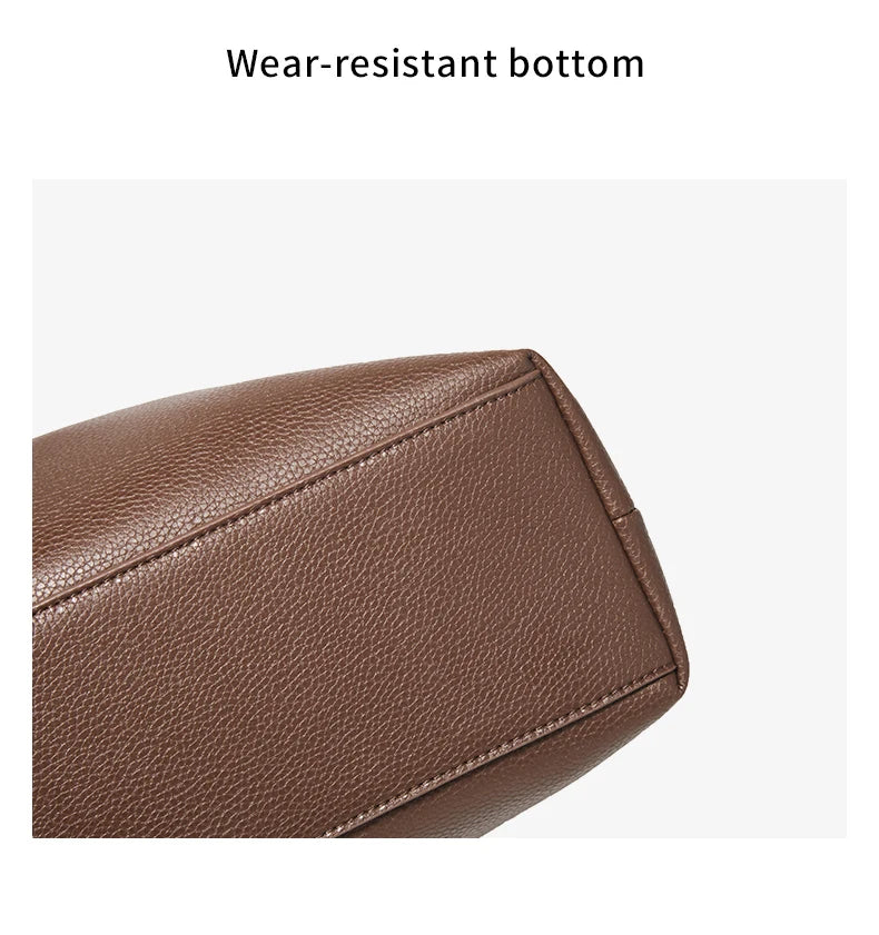 FOXER Minimalism Split Leather Women Shoulder Underarm Bag 2025 New Solid Casual Hobo Bag Female Daliy Tote Bag Purse