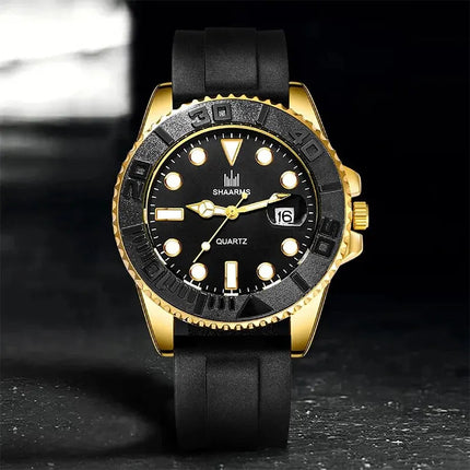 Orologio moda uomo orologio Casual Montre Homme Business Men orologio al quarzo calendario Green Water Wok Ghost Sport orologio da polso da uomo platinumshop