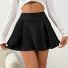 Minigonna plissettata con pantaloncini di sicurezza, gonna da tennis a vita alta per donna, gonna sportiva in stile vintage da studentessa americana