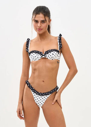 Set bikini bordato con stampa floreale Costumi da bagno sexy Donna 2025 Bikini Costume da bagno Micro perizoma Fasciatura Costumi da bagno platinumshop