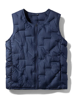 High Quality Lightweight Down Vest Men Warm Sleeveless Puffer Jacket Fashion Outerwear  chamarras para mujer  chalecos VT-354