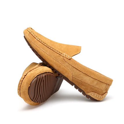 Mocassini da uomo in pelle scamosciata di lusso 2022 scarpe casual da uomo scarpe da barca fatte a mano da uomo Slipon scarpe da guida mocassini maschili Zapatos
