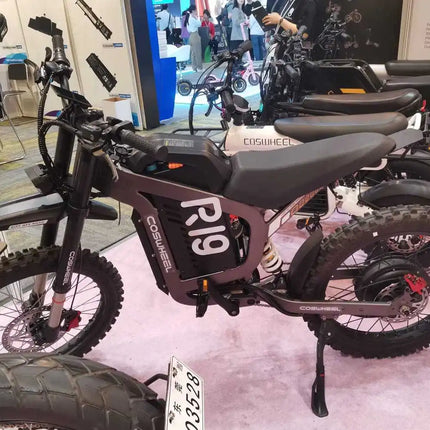 COSWHEEL R19 Bicicletta Elettrica 72V 40AH con Batteria al Litio, E-bike da Montagna per Adulti 9000W, Ciclomotore Elettrico da Uomo, E-truck da Strada