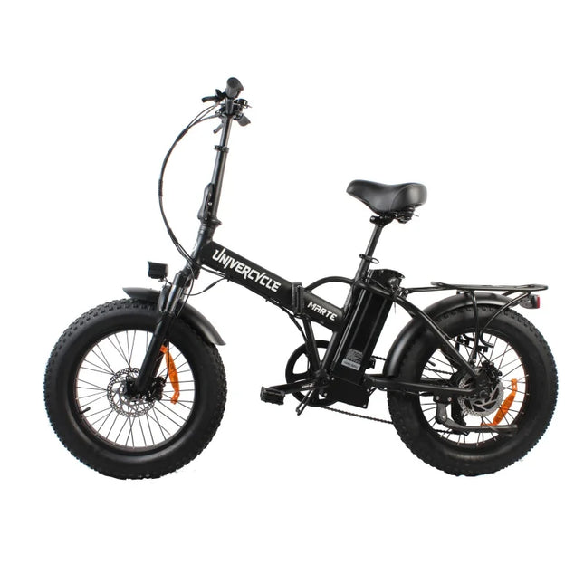 UNIVERCYCLE B3 MARTE Bici elettrica pieghevole, motore 350W potente 25 km/h, 48V 13Ah, doppia sospensione, pneumatici larghi 20×4 pollici Chaoyang, autonomia 45-80 km, per adulti