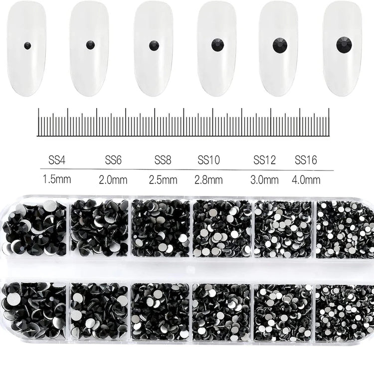 12Grid 3D Halloween Punk Retro Alloy Cross Nail Charms Y2k Gothic Metal Gun Black Silver Skull,Cross Nail Art DIY Cool Nail Part