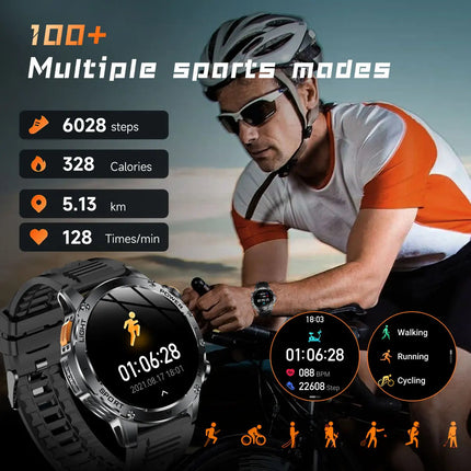 2025 Uomini Schermo AMOLED da 1,7 pollici Astuto Della Vigilanza 1000mAh Batteria Frequenza Cardiaca Chiamata Bluetooth NFC GPS Tracker Sport Fitness Orologi Nuovo platinumshop