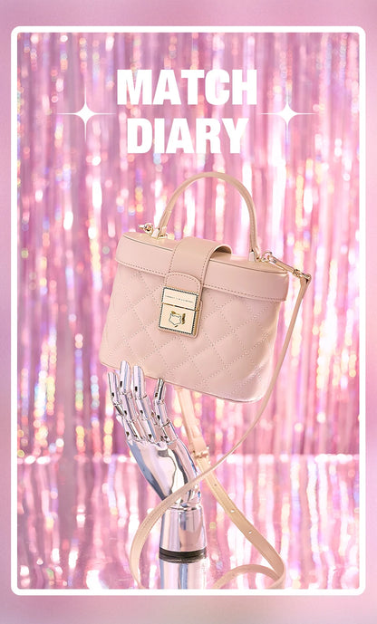 FOXER Split Leather Women's Box Mini Handbag Fashion Brand Crossbody Shoulder Bag Lady Messenger Bag Elegant Small Tote