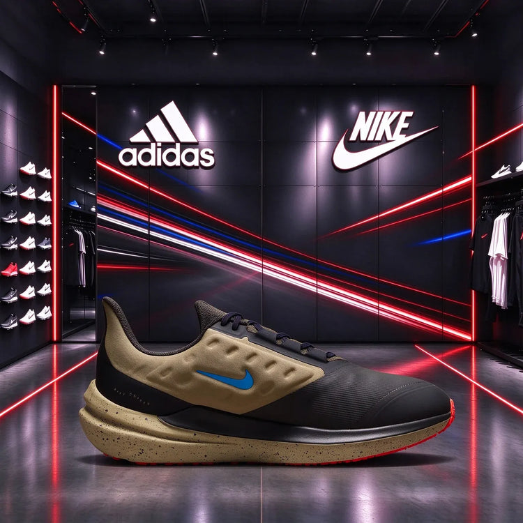 Nike Black Khaki Color-Blocked Splatter Anti-Slip Durable Low-Top Outdoor Sports Shoes DM1106-200