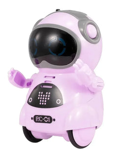Pocket Emo Robot Talking Interactive Dialogue Voice Recognition Record Singing Dancing Telling Story Mini Robot Toy