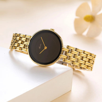 UTHAI orologio da donna leggero marchio di lusso business semplice retrò femminile braccialetto in metallo impermeabile orologio da donna al quarzo moda platinumshop